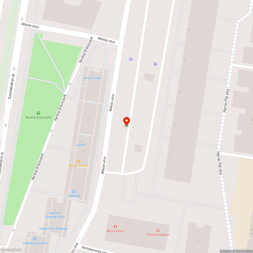 Kátyú a parkolóban bejelentés helye