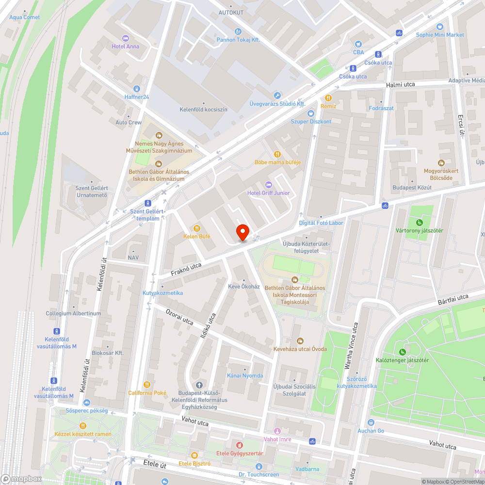 Elhagyott autók bejelentés helye