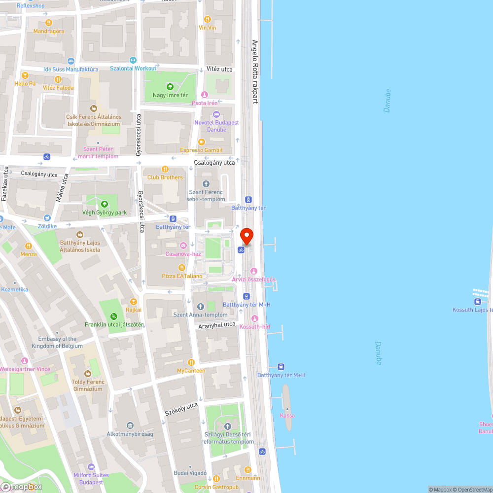 Graffitis aluljáró bejelentés helye