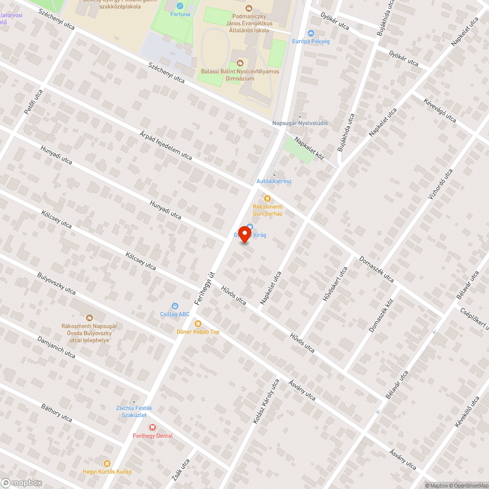 Beszakadt járda bejelentés helye