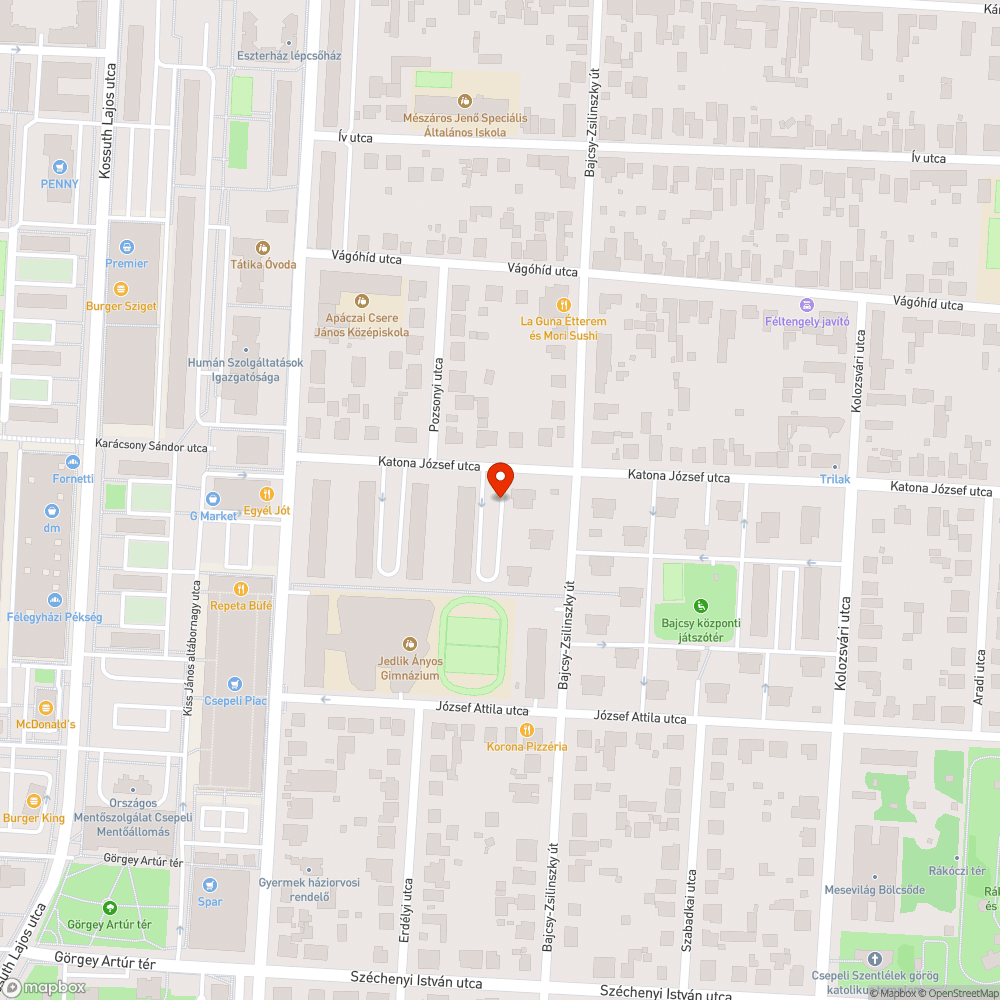 Elhagyott jármű. bejelentés helye