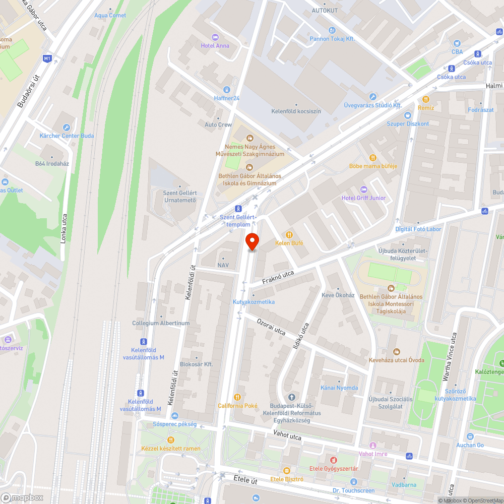 Kiégett lámpa bejelentés helye