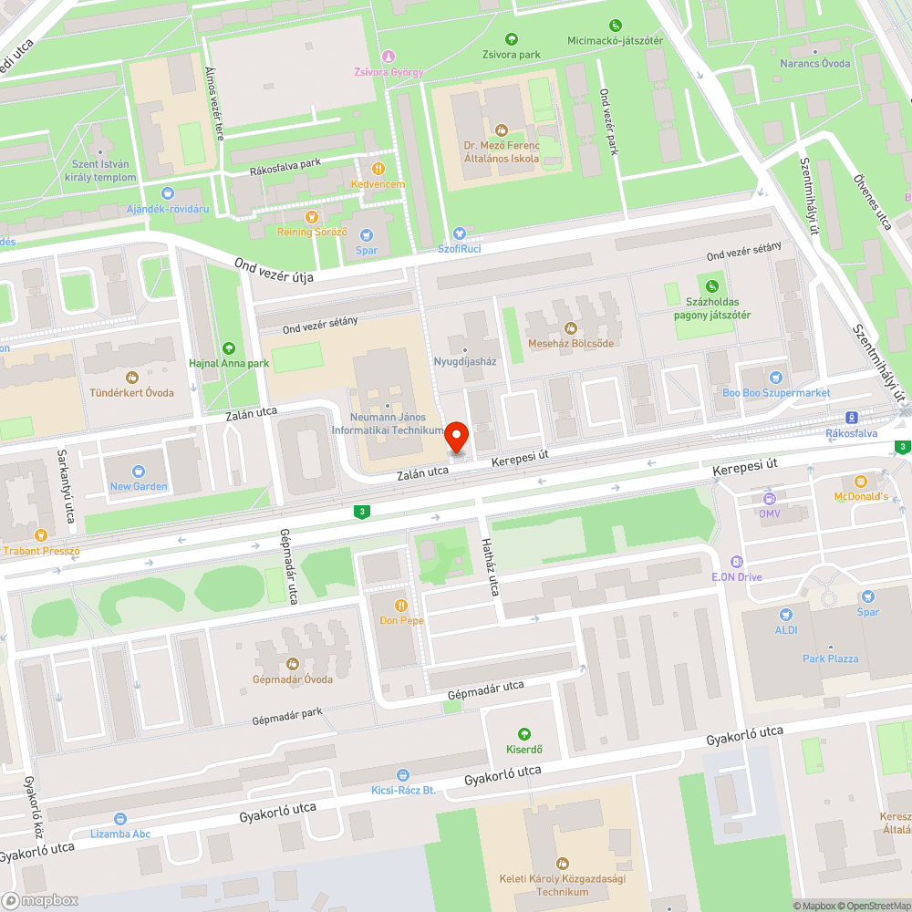 Elfordult Stop tábla bejelentés helye