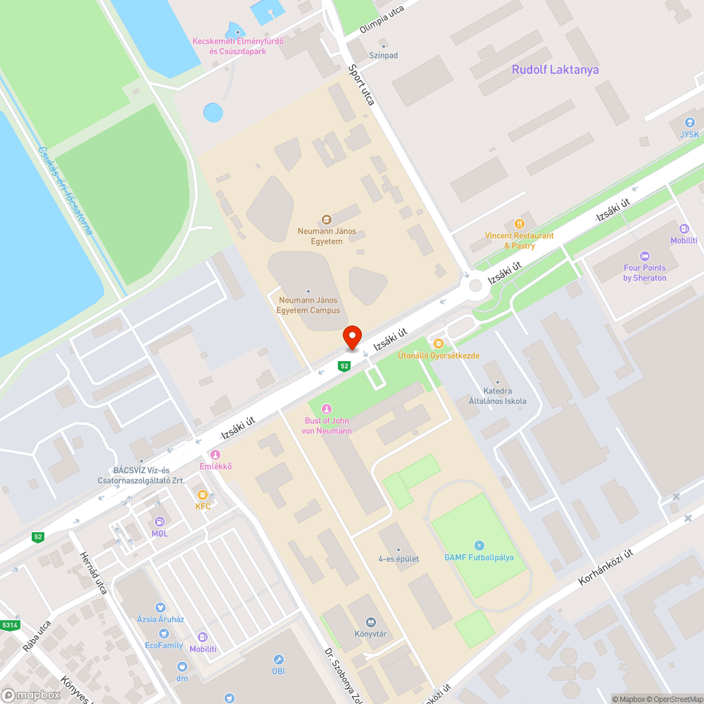 Kiégett bejelentés helye