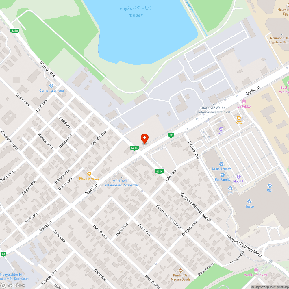 Kiégett bejelentés helye