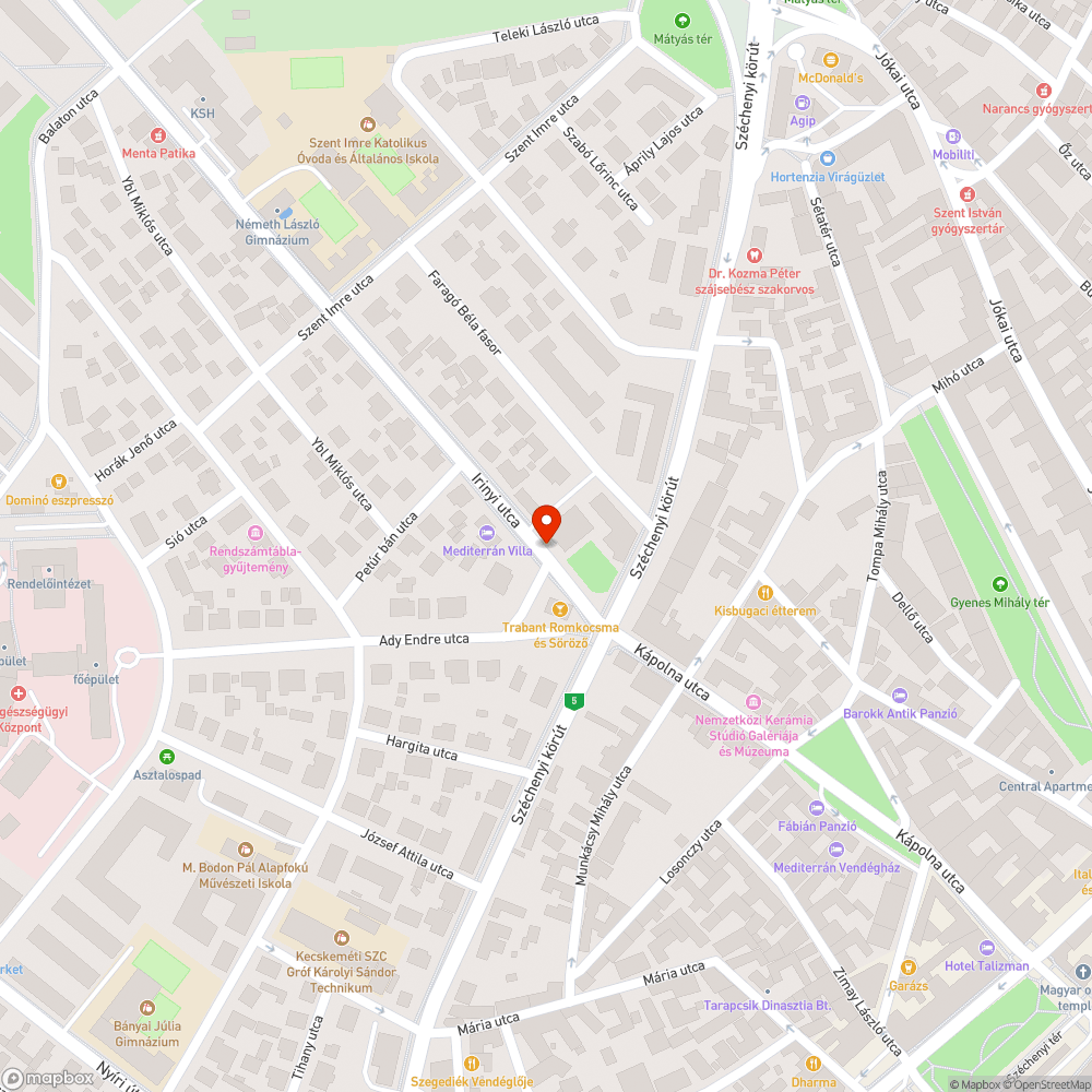 3 kiégett lámpa bejelentés helye