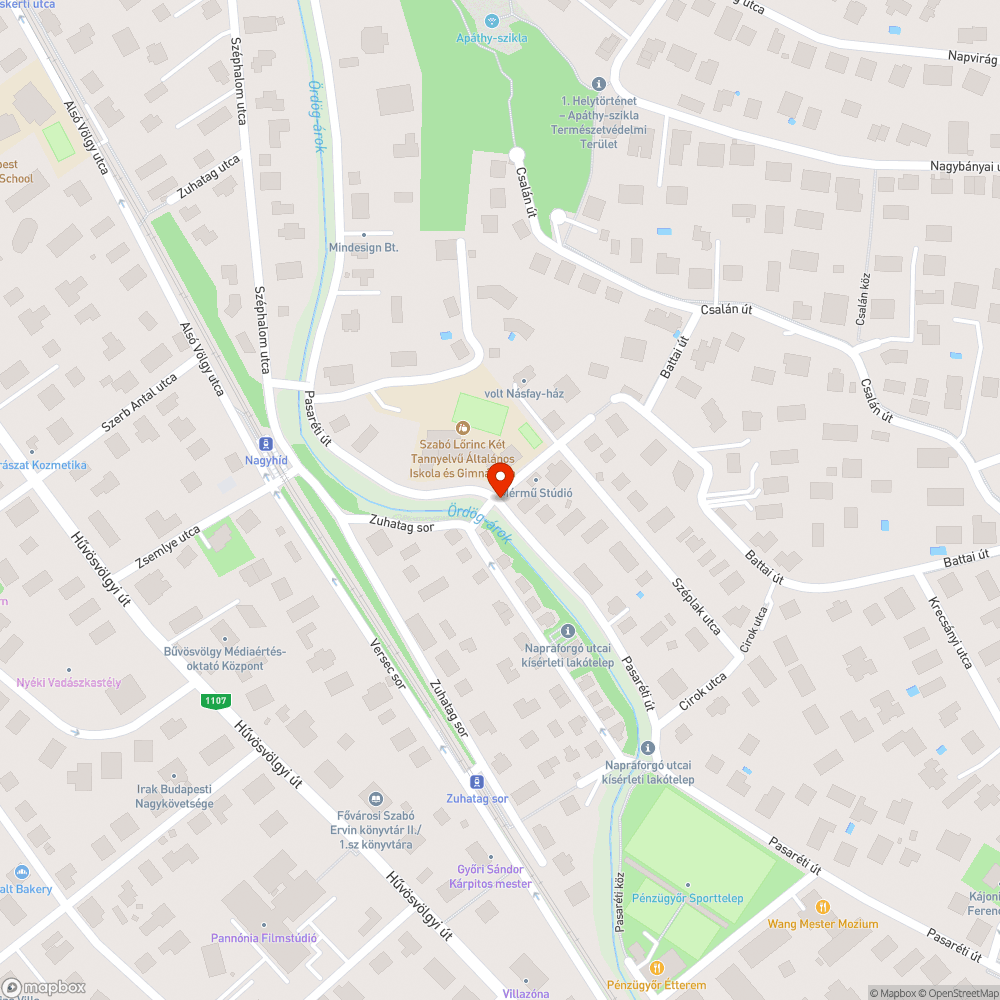 Dülöngélő oszlop, elforduló tábla bejelentés helye