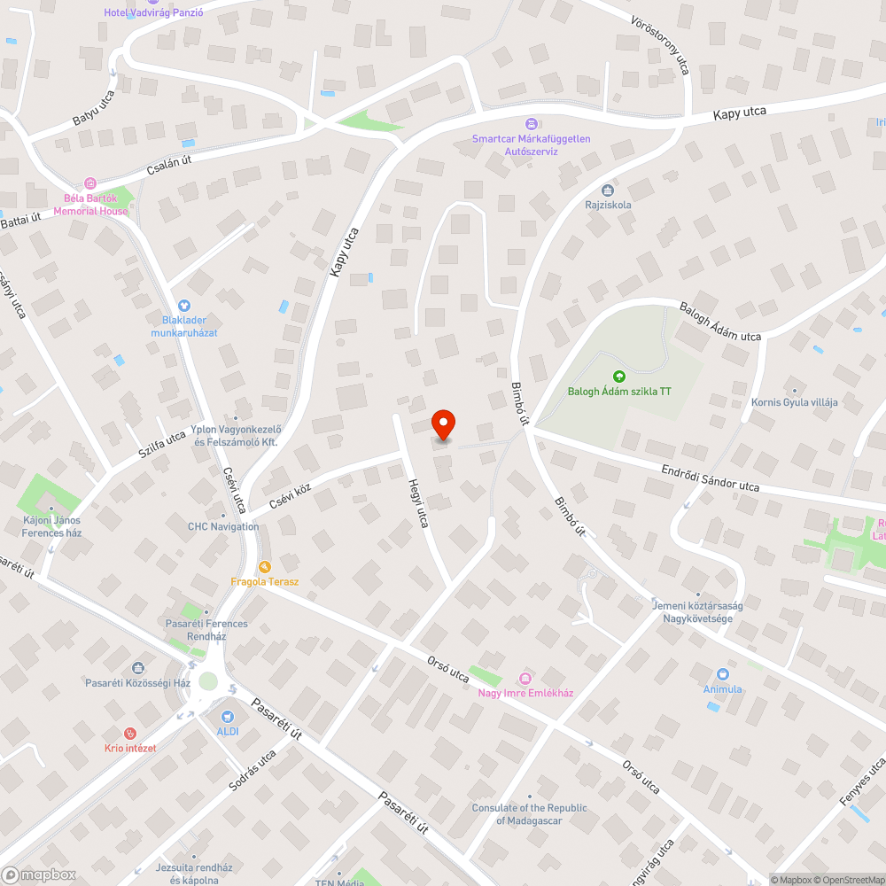 Lépcső nem átjárható bejelentés helye