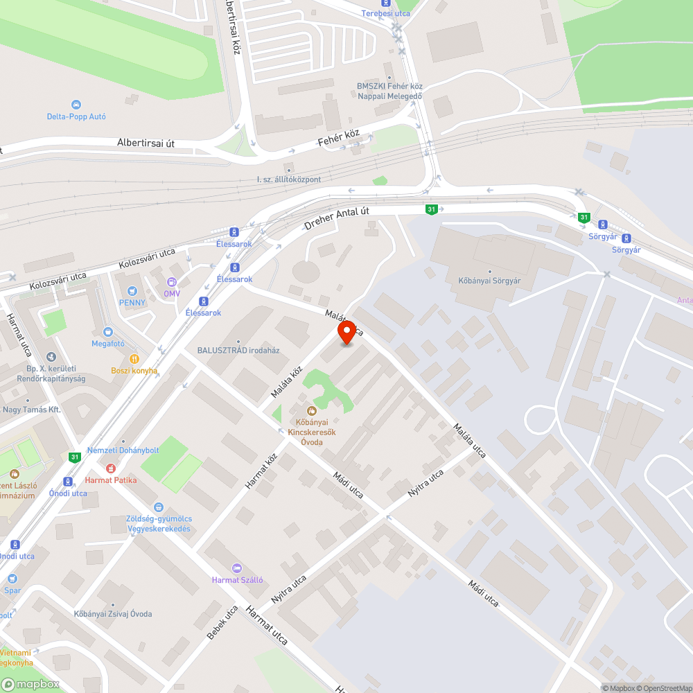 Szemét Kőbányán bejelentés helye