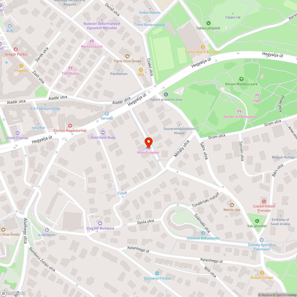 Építkezés után a járda nincs helyreállítva bejelentés helye