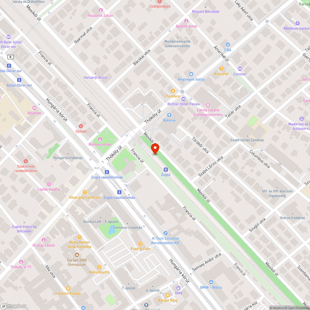 Zugló vasútállomáson sok az eldobált szemét bejelentés helye