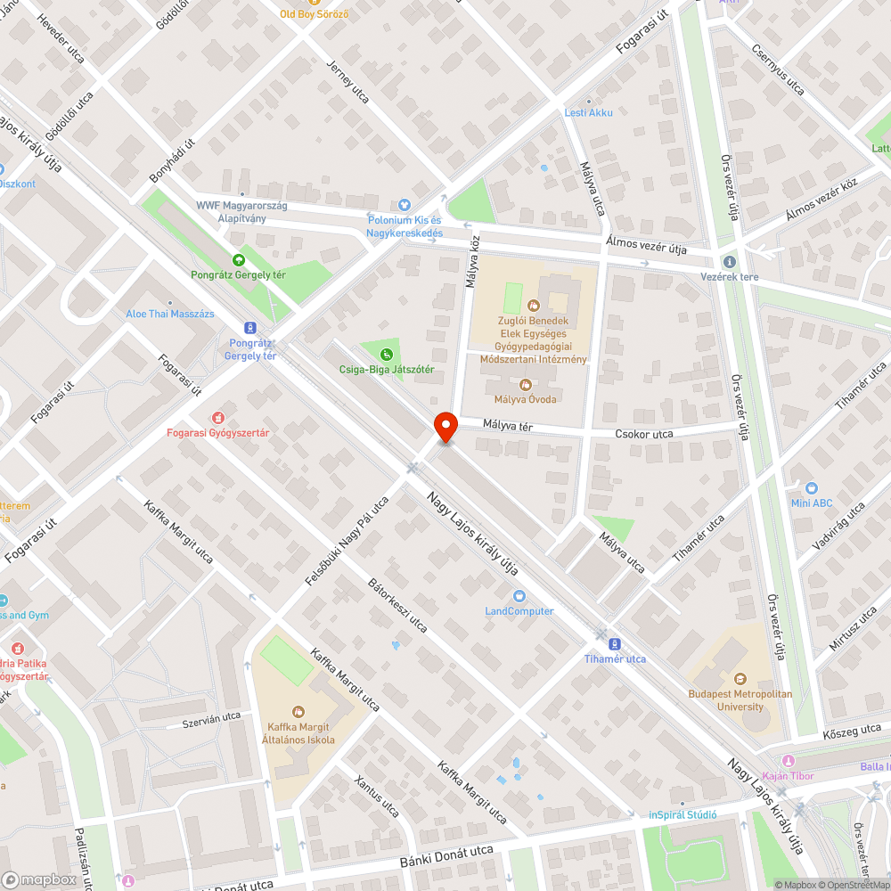 Nem világít a közvilágítás bejelentés helye