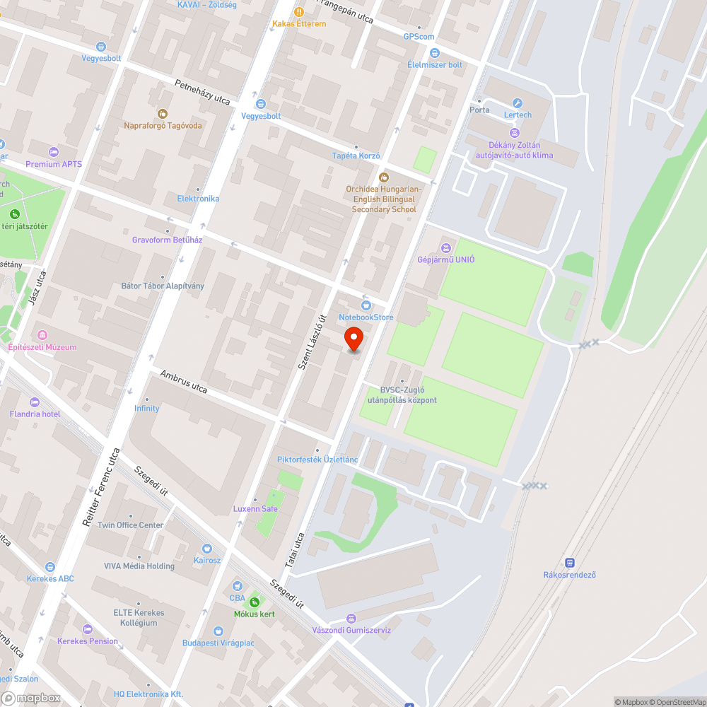 Járda felújítás és parkoló kialakítás bejelentés helye