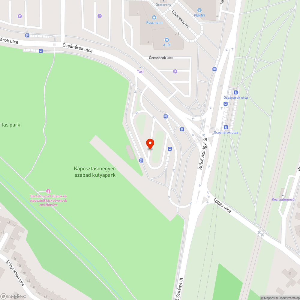 Sötét lámpa bejelentés helye