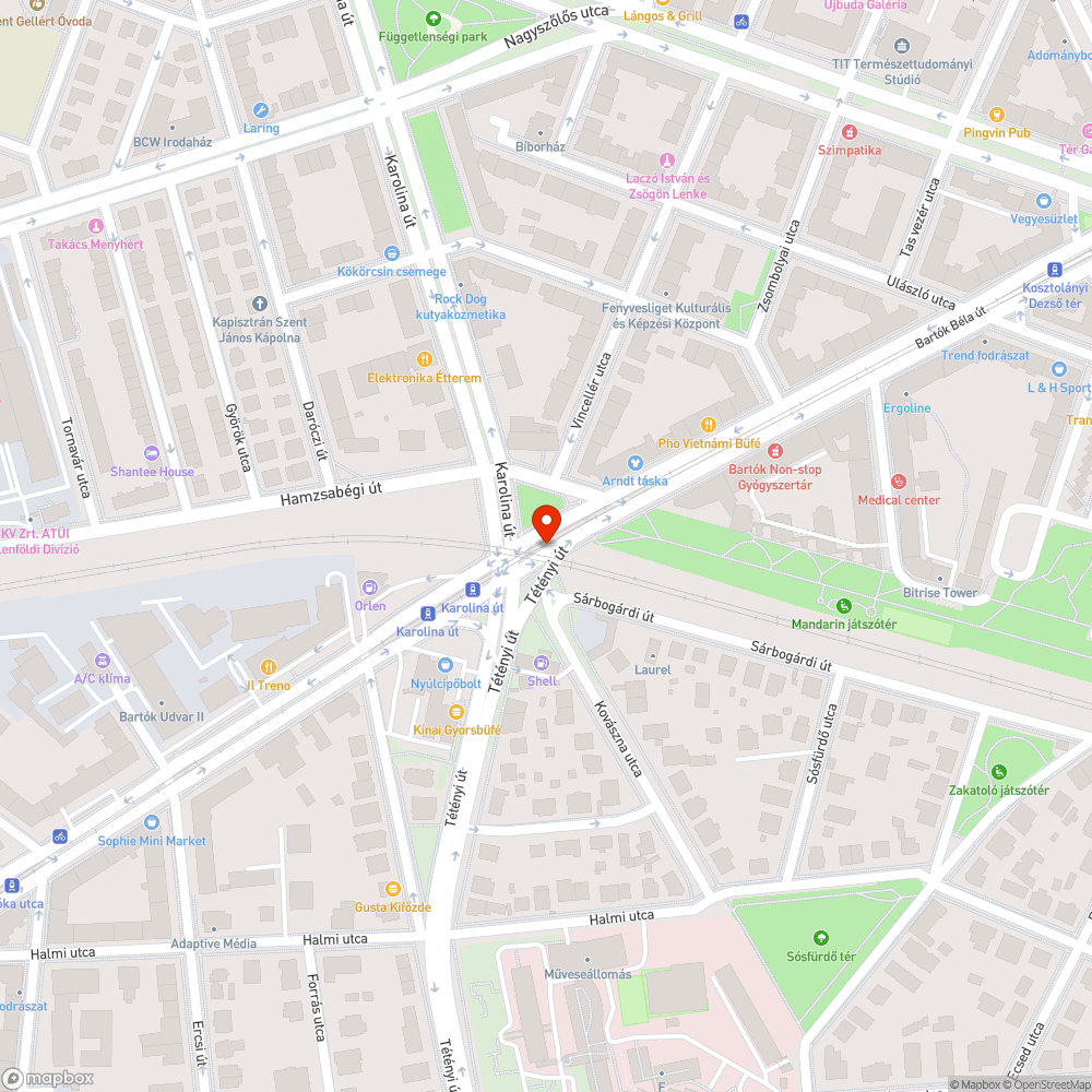 Hamzsabégi Vasúti Híd MÁV - Graffiti bejelentés helye