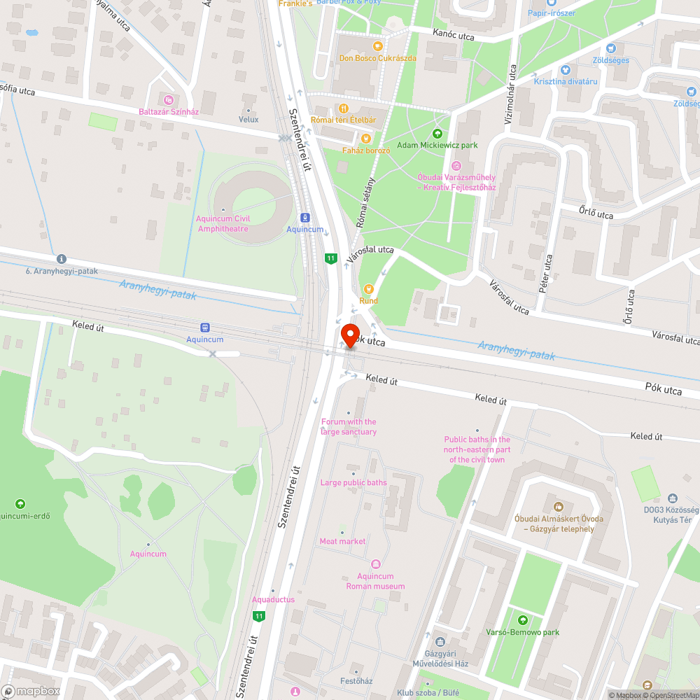 Sötét MÁV átjáró bejelentés helye