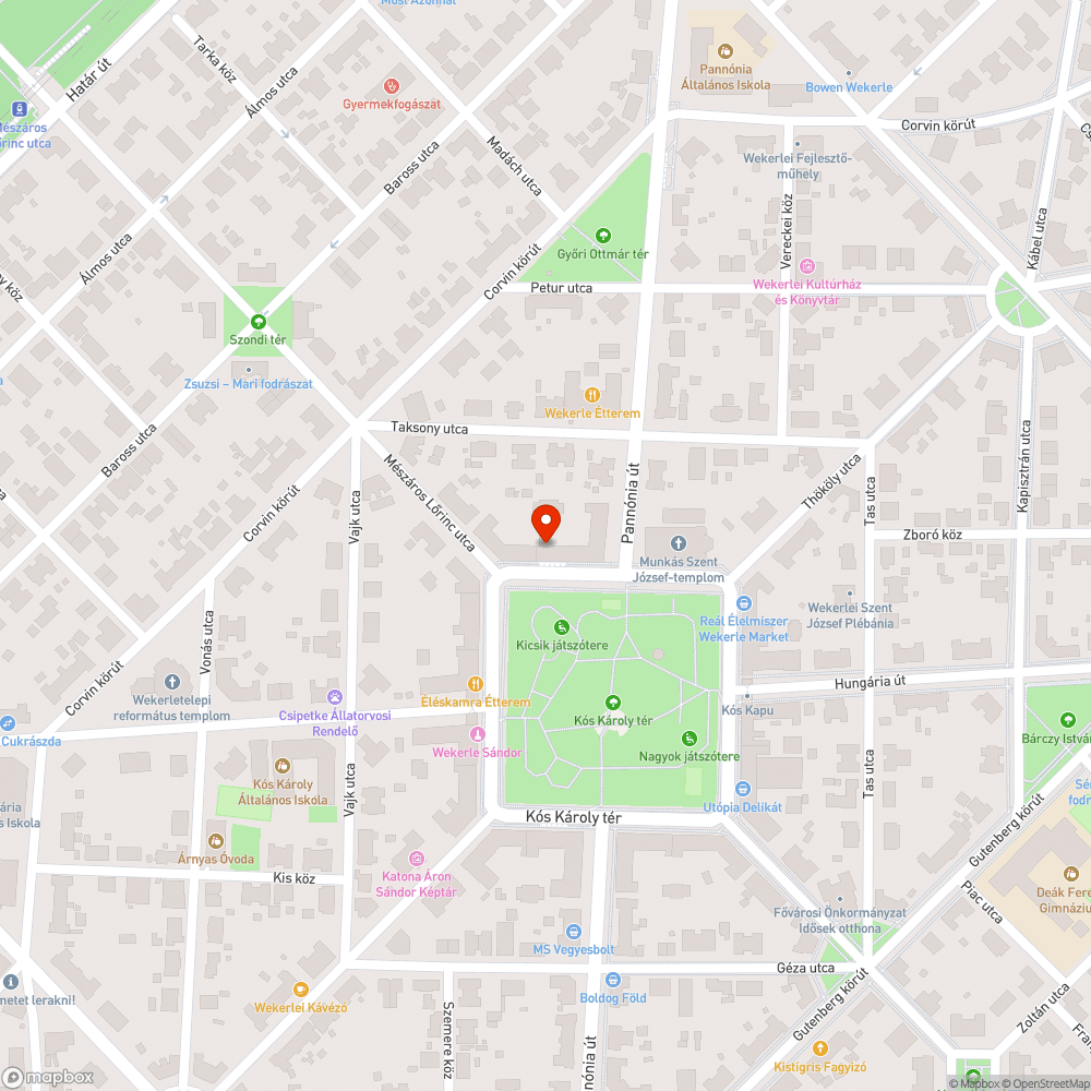 Hiányzó fa bejelentés helye