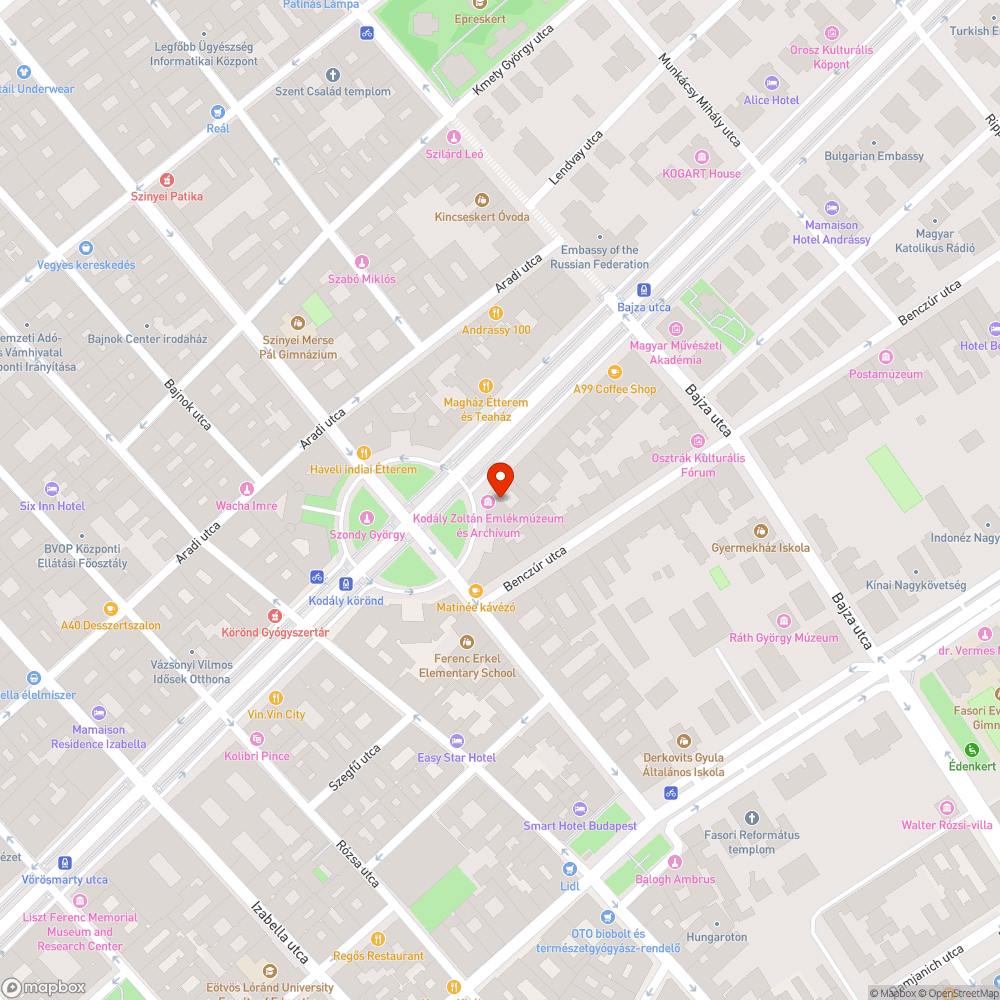 Graffitis a Kodály-ház bejelentés helye