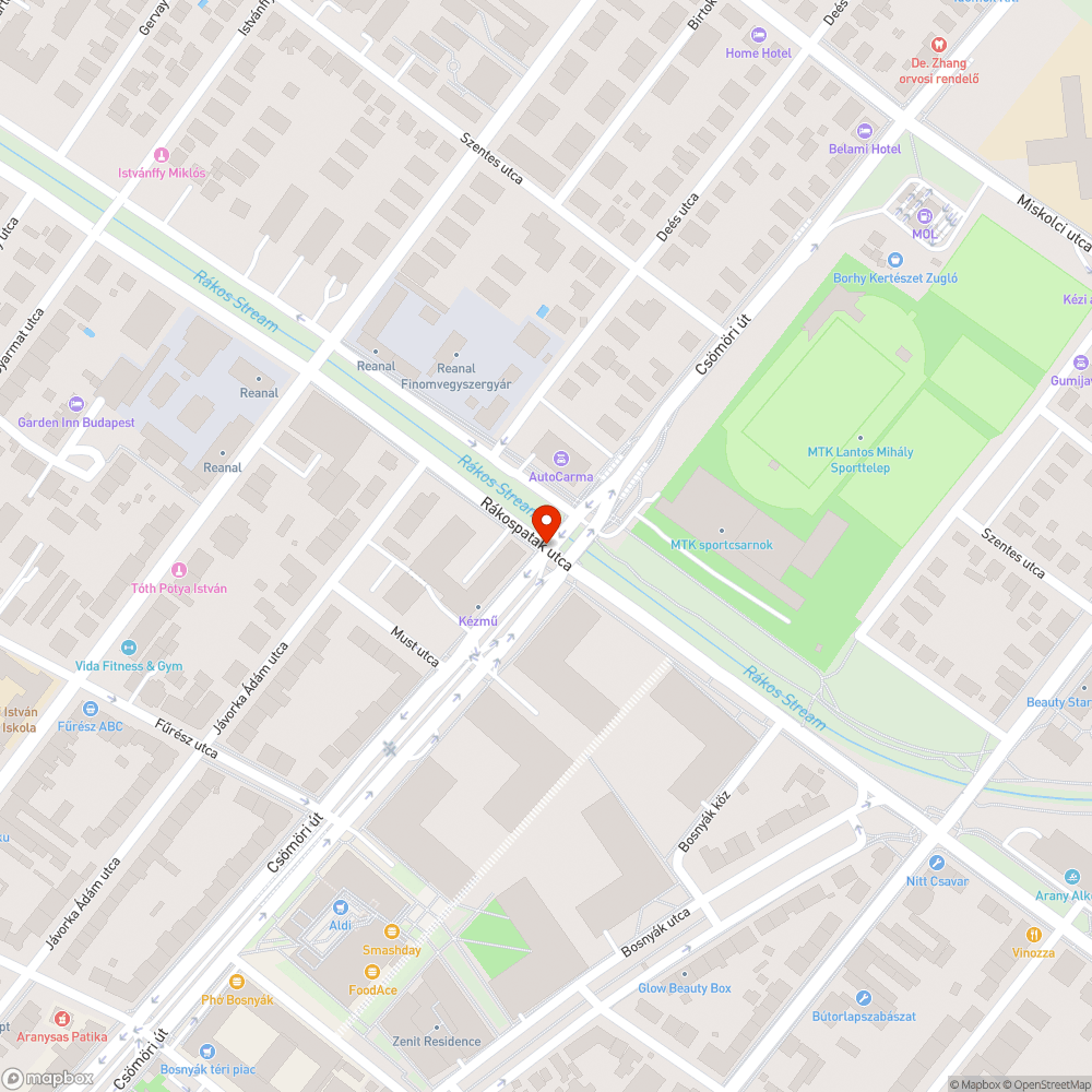 Sötét lámpa bejelentés helye