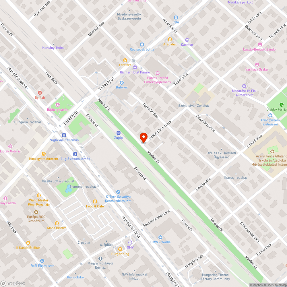 Sötét lámpa bejelentés helye