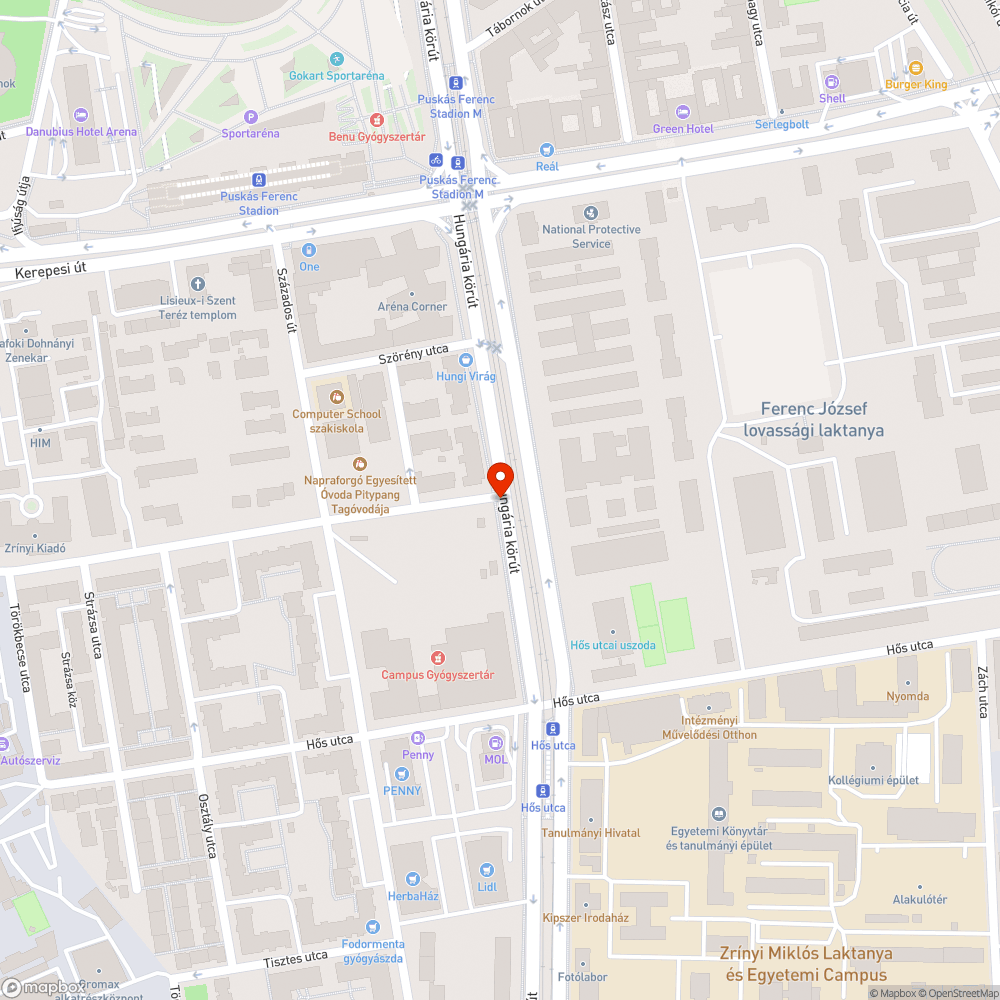 Sötét lámpa bejelentés helye