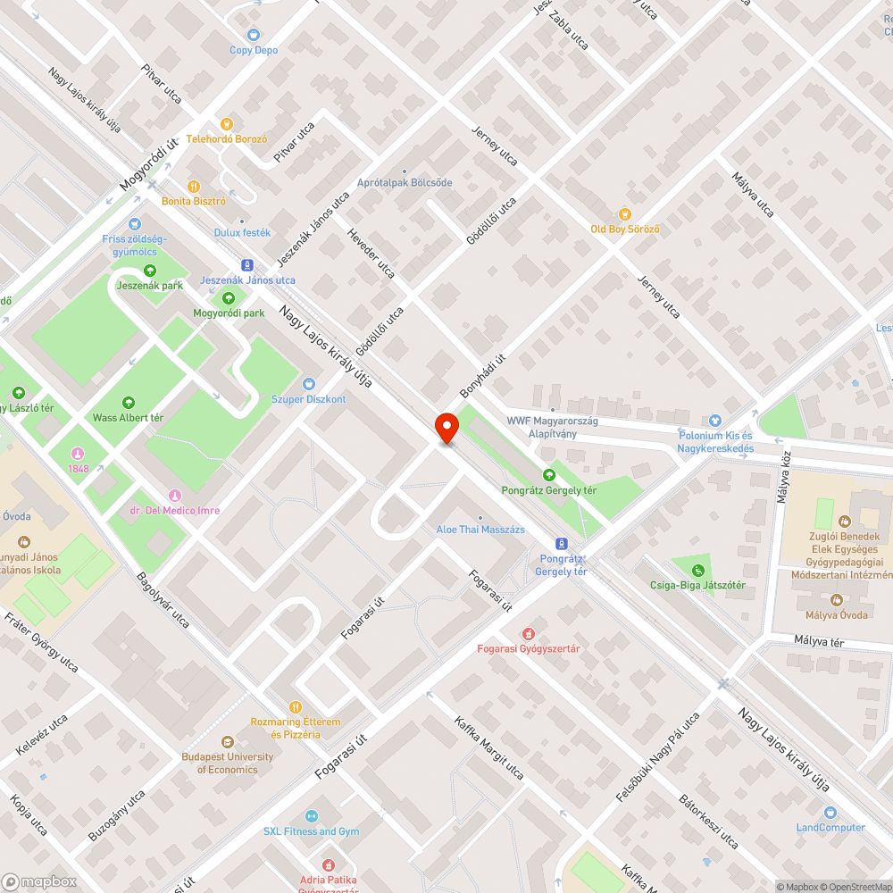 Sötét lámpa bejelentés helye