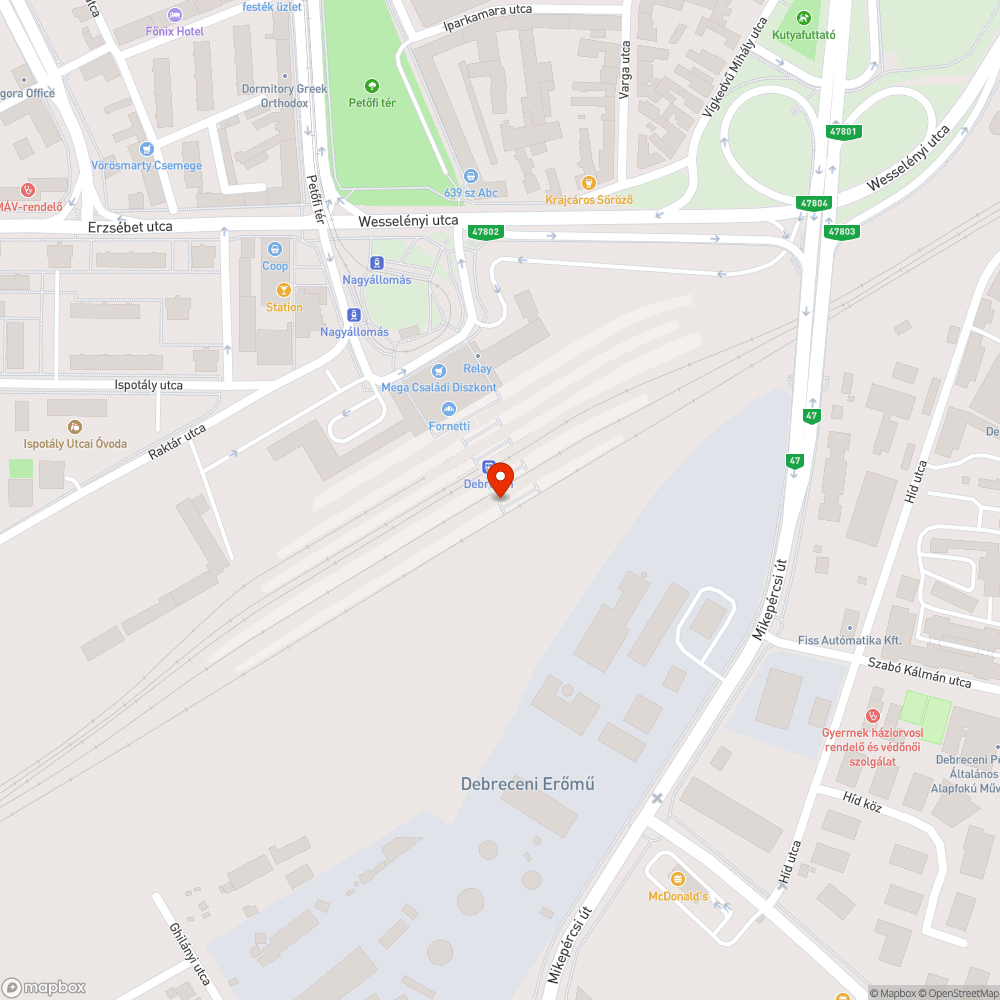 Rasszista graffiti bejelentés helye