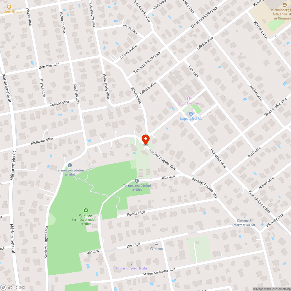 2 kátyú, töredezett útburkolat bejelentés helye