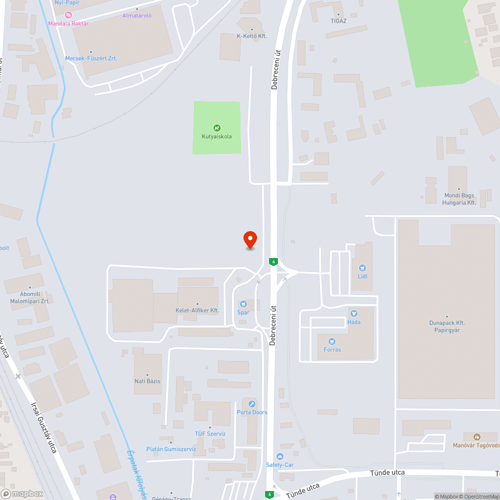 Szemétlerakat bejelentés helye