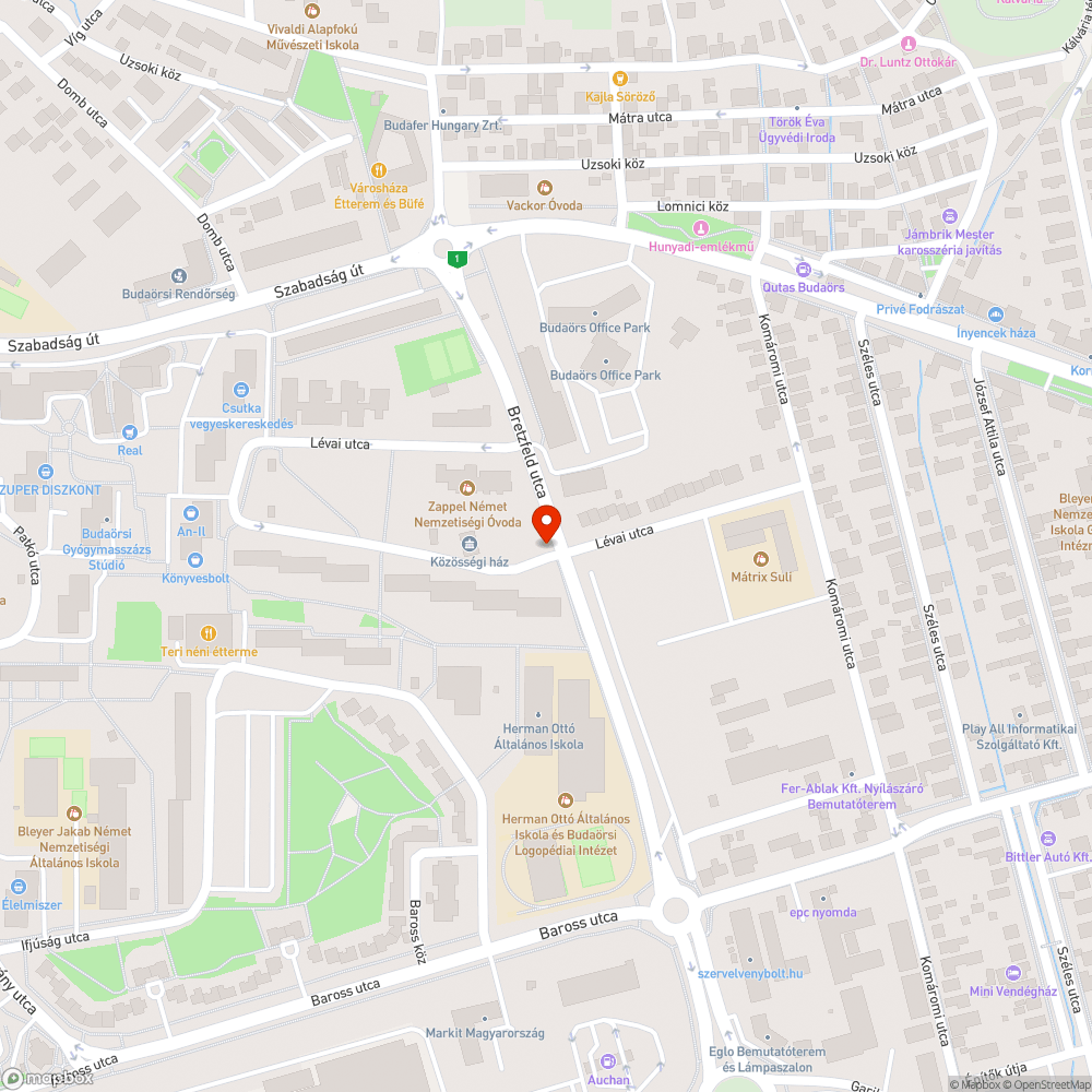 Rozsdás doboz bejelentés helye