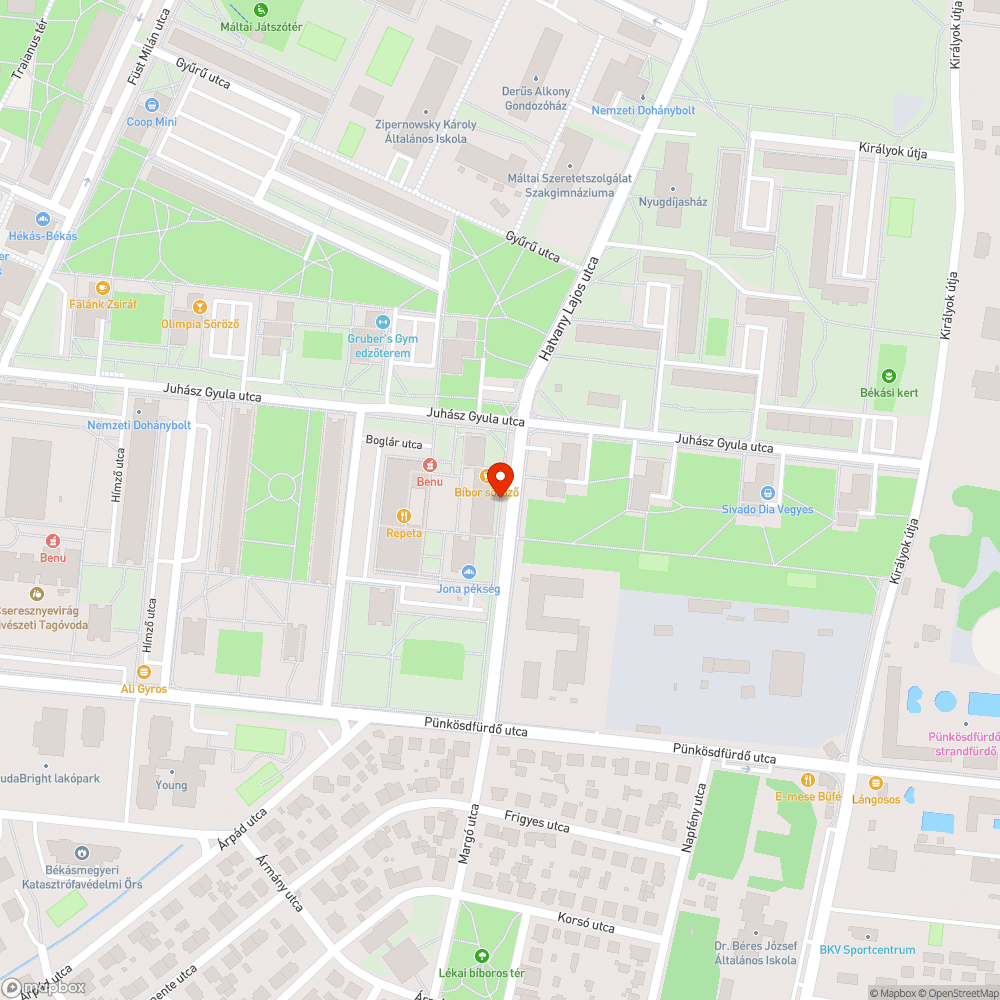 Fahelyek bejelentés helye