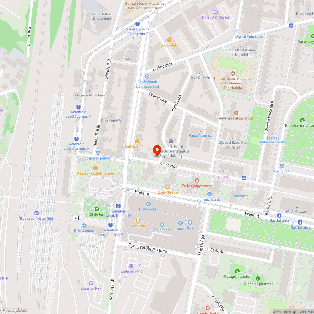 Lyukas fedlap bejelentés helye