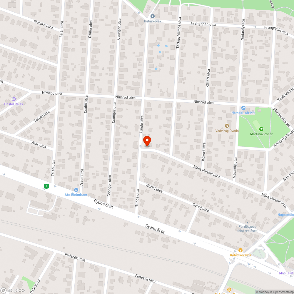 Veszélyes csatornafedél bejelentés helye