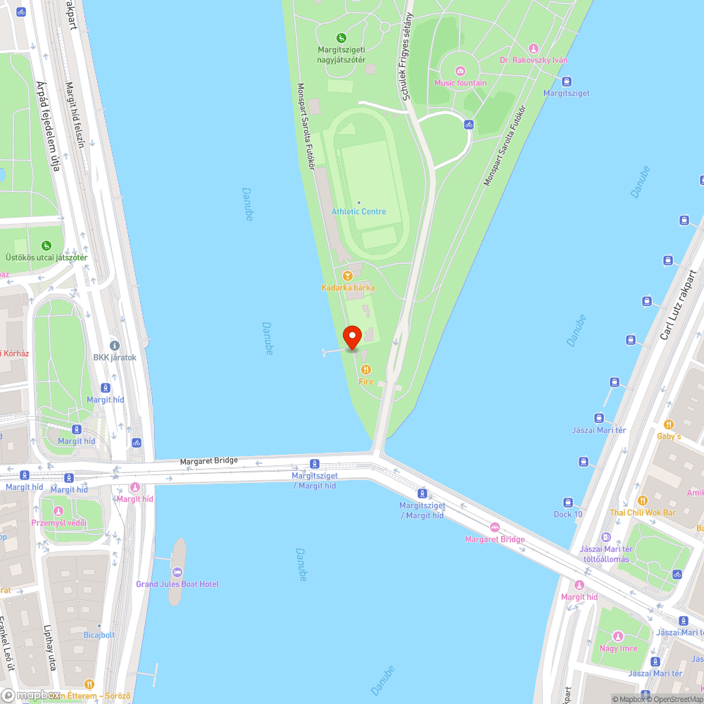 Balesetveszélyes hirdetőtábla a Margitszigeten bejelentés helye