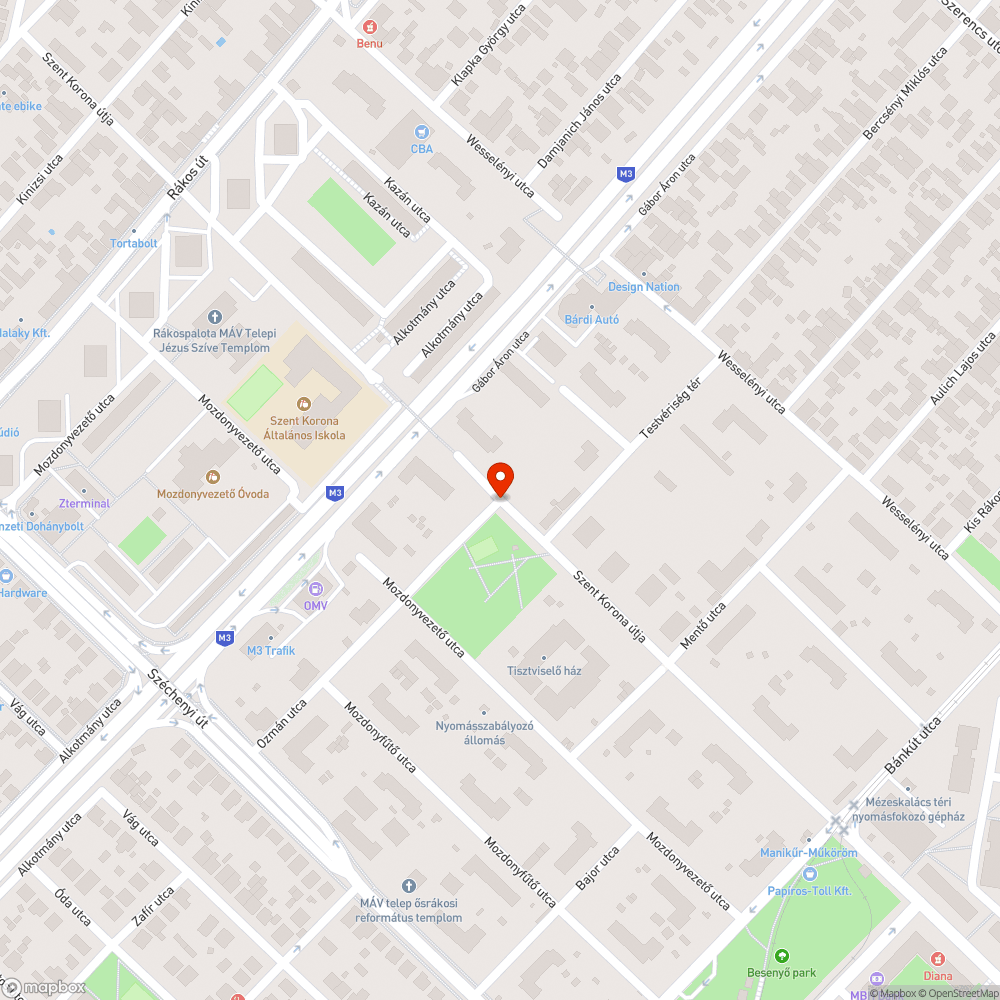 Közlekedési tábla maradék bejelentés helye