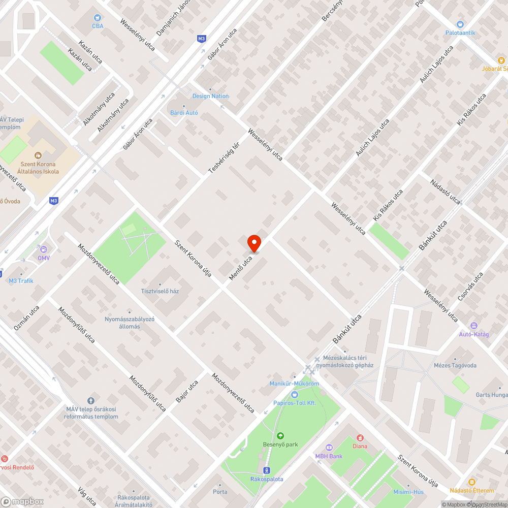 Nincs parkolási lehetöség bejelentés helye