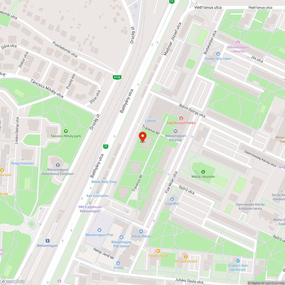 Hosszú ideje parkoló helyet foglaló autó bejelentés helye