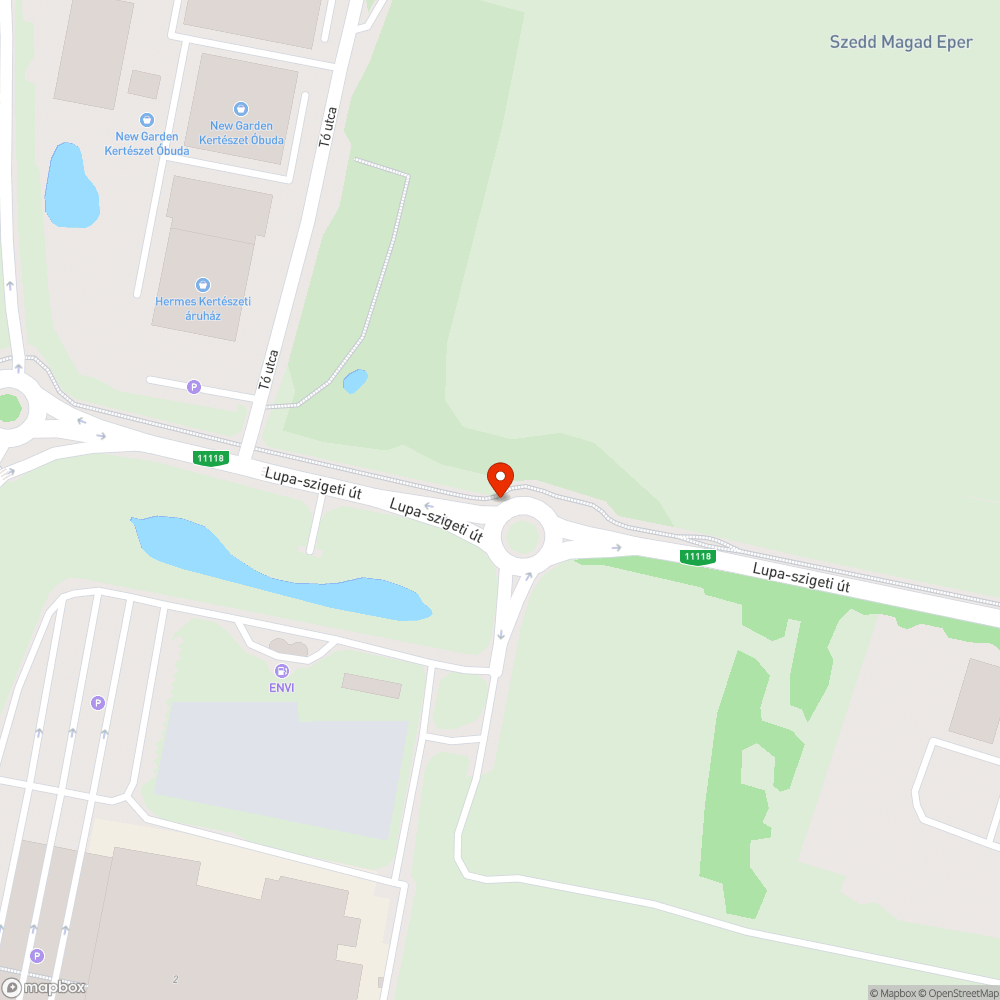 Kiégett lámpa bejelentés helye