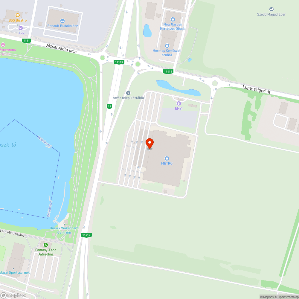 Kiégett neonok bejelentés helye