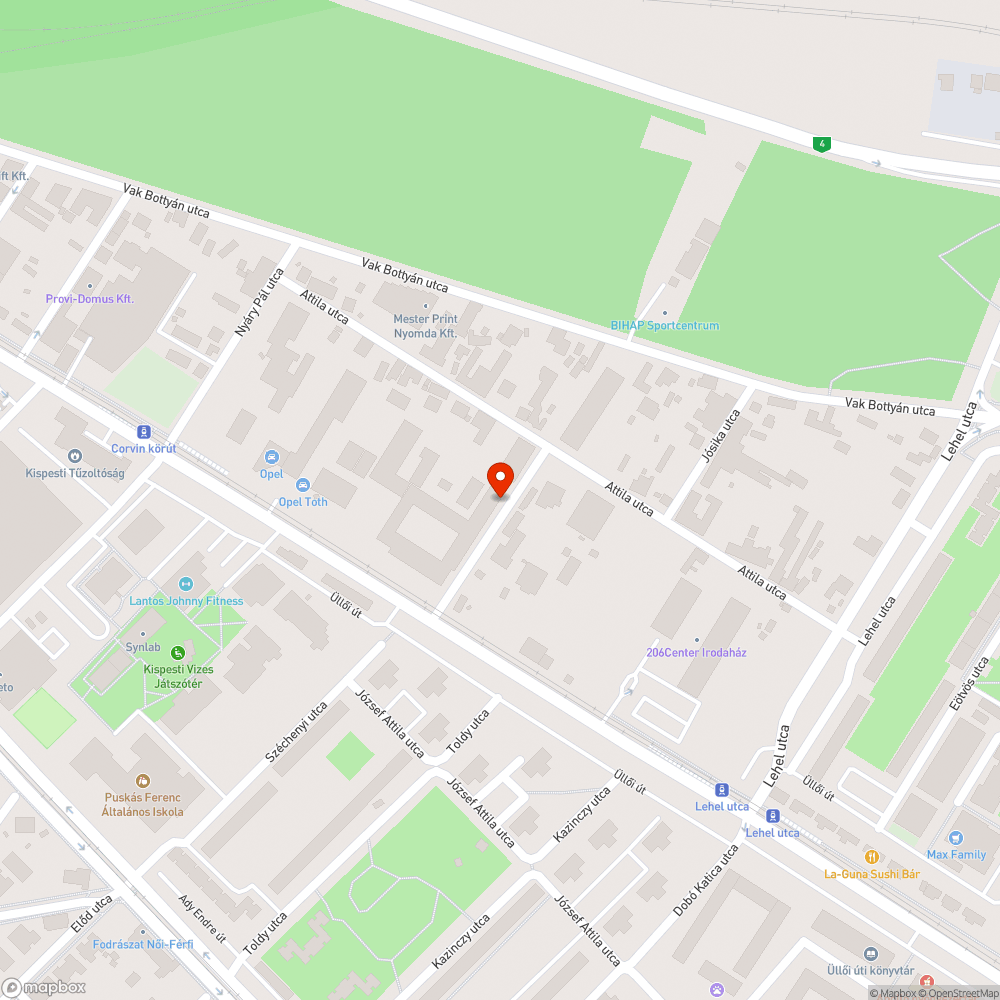 Hiányzó fák az egész utcában bejelentés helye