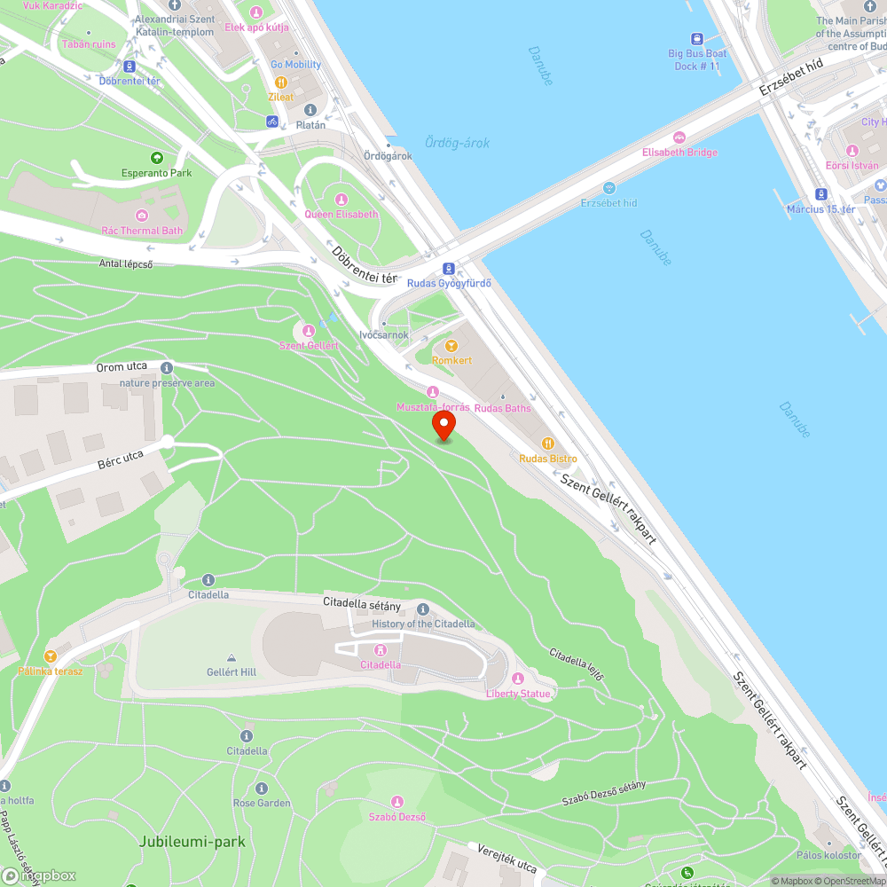 Szemetes Gellérthegy bejelentés helye