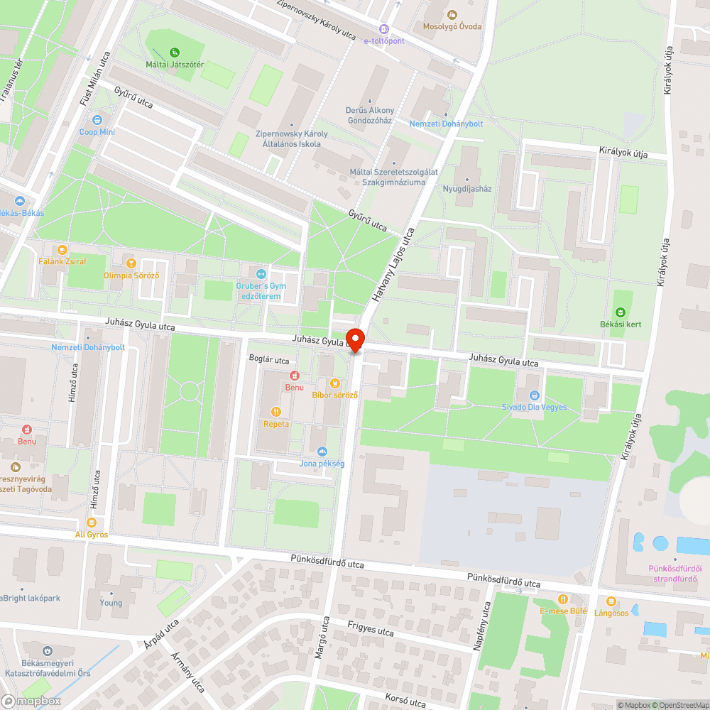 Fahelyek bejelentés helye