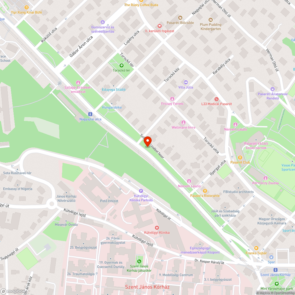 Katasztrofális útszakasz bejelentés helye