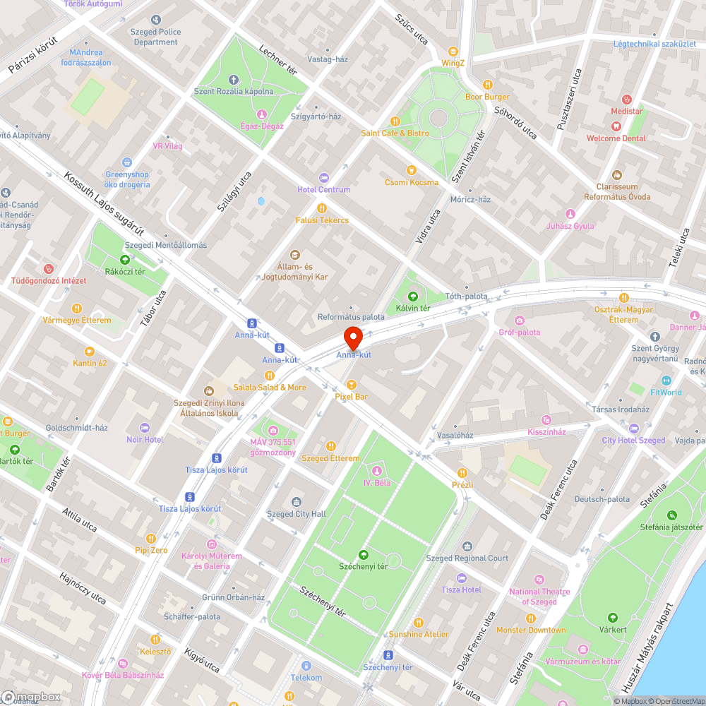 Kiálló, felbukásveszélyes csavarok -  Anna kút bejelentés helye