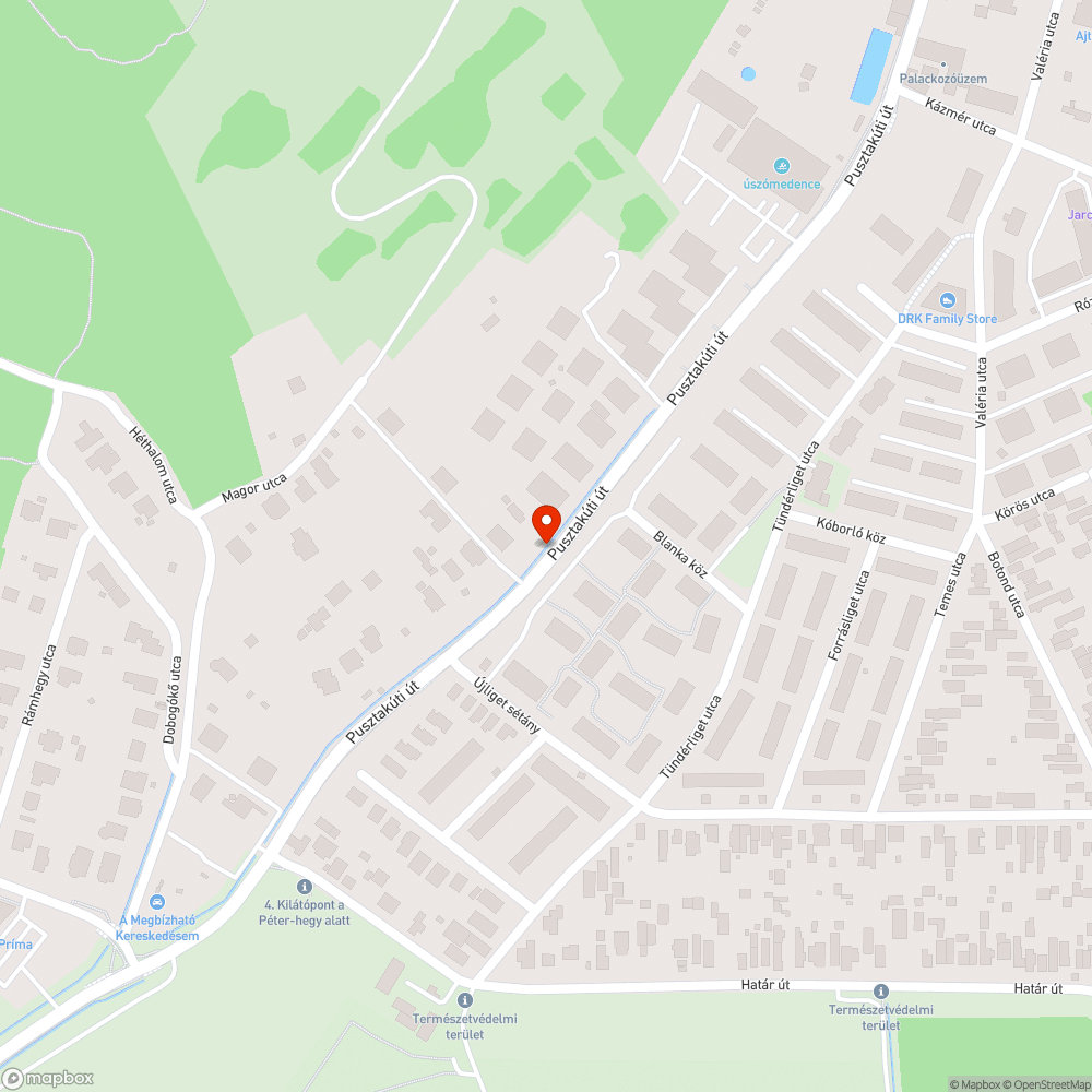 Pusztakúti út áldatlan állapota bejelentés helye