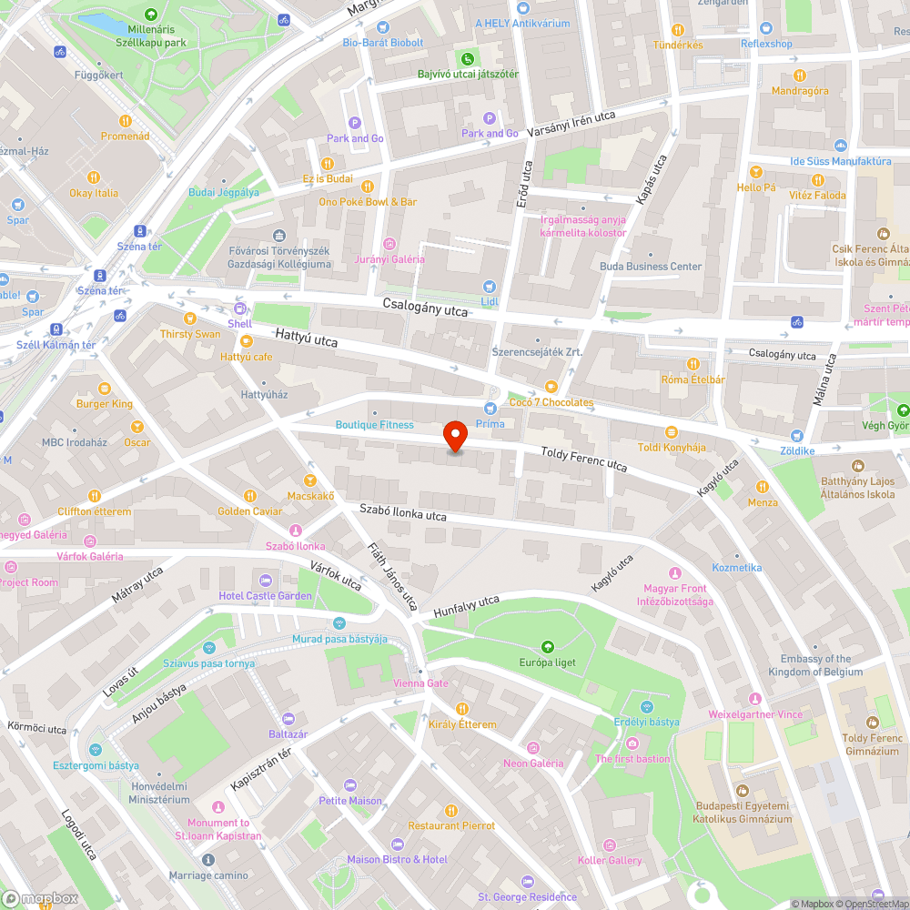 Hiányzó járda bejelentés helye