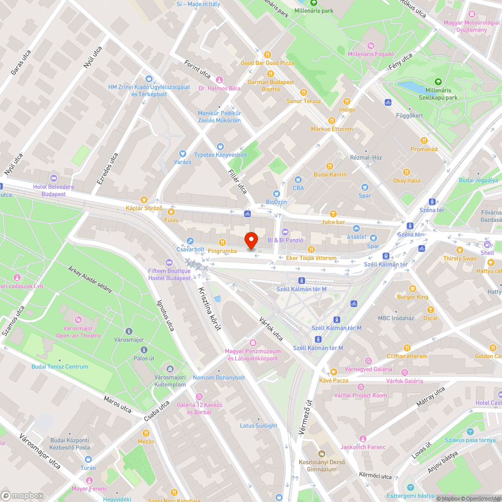 Szemetes zöldterület bejelentés helye