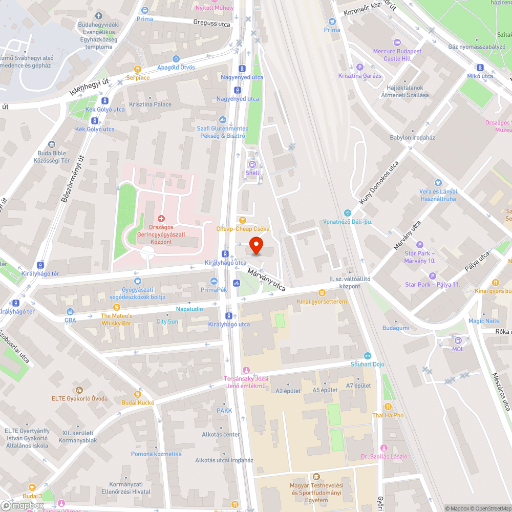 Szemetes utca bejelentés helye