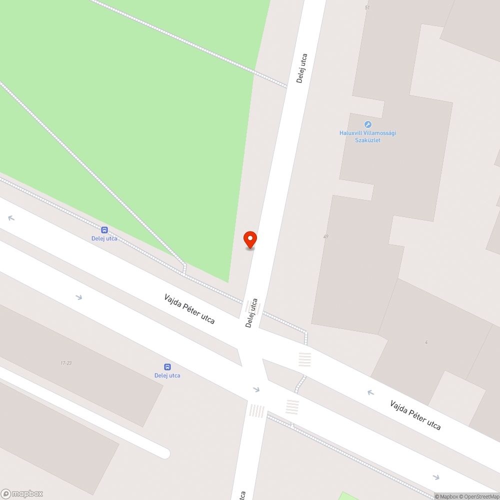 Szemét a parkolóban bejelentés helye