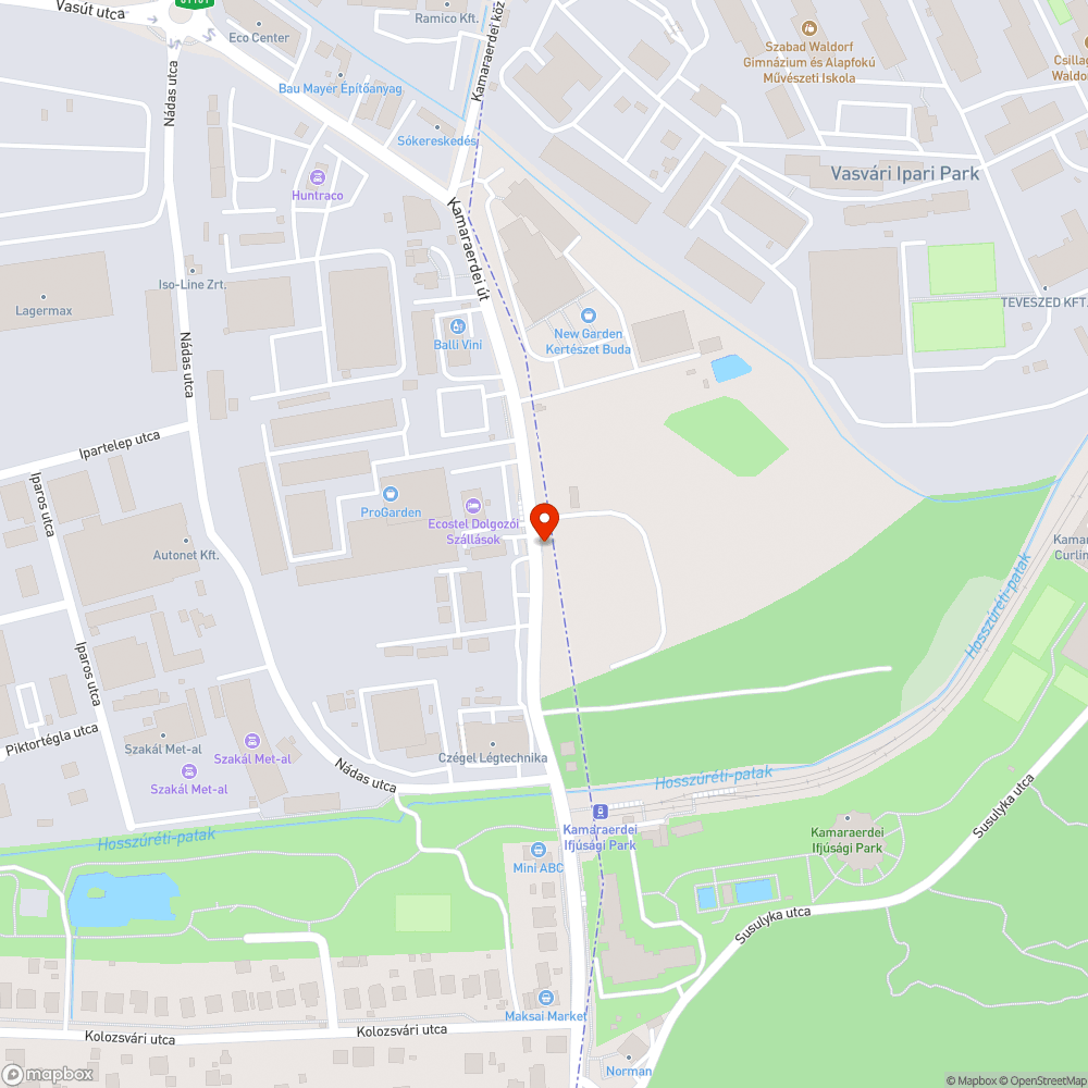 Szivárgó tűzcsap bejelentés helye